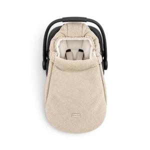 Fußsack Bouclé – Babyschale, Babywanne & Kinderwagen (80cm)