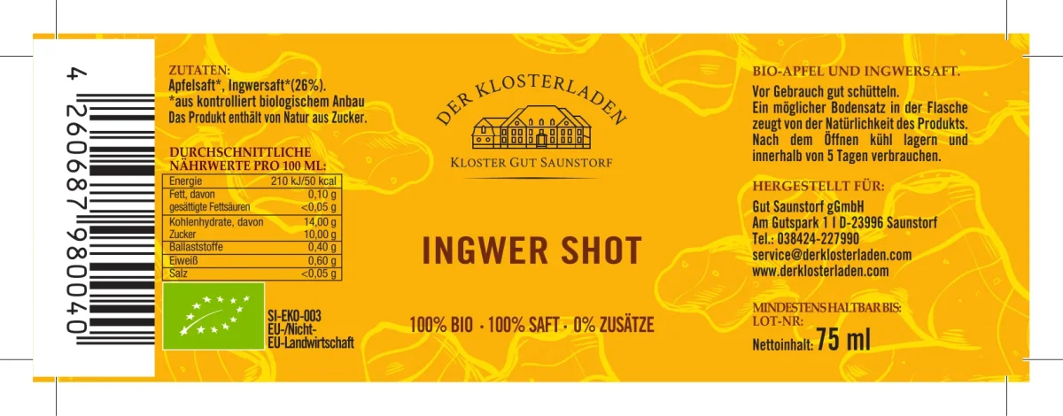Shots Probierset - BIO - (Ingwer / Kurkuma / Matcha-Shot) – Bild 8