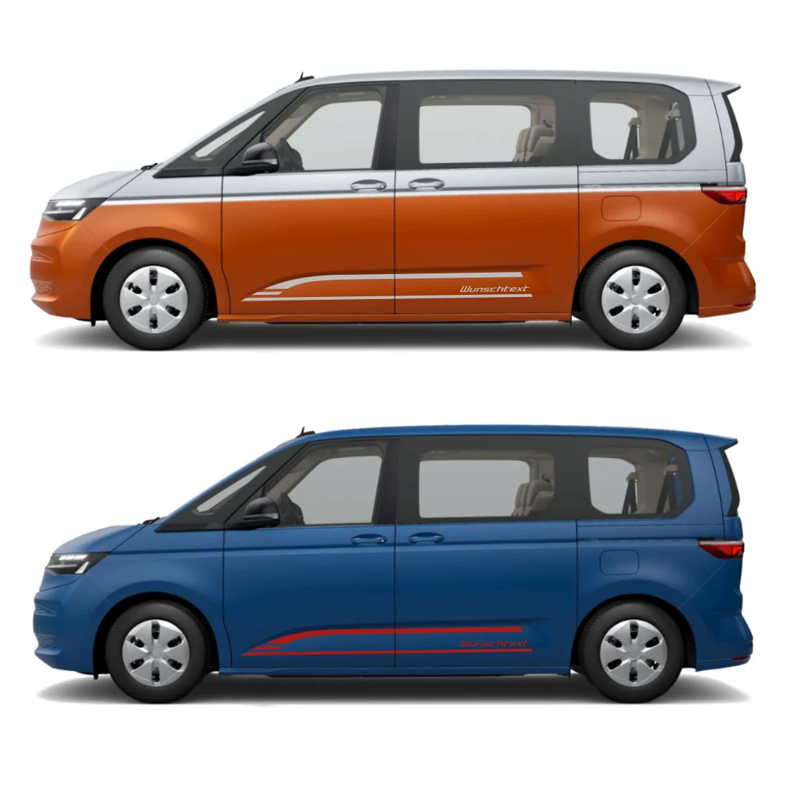 Seitenstreifen Edition mit Wunschtext passend für VW T7 Multivan – Bild 7