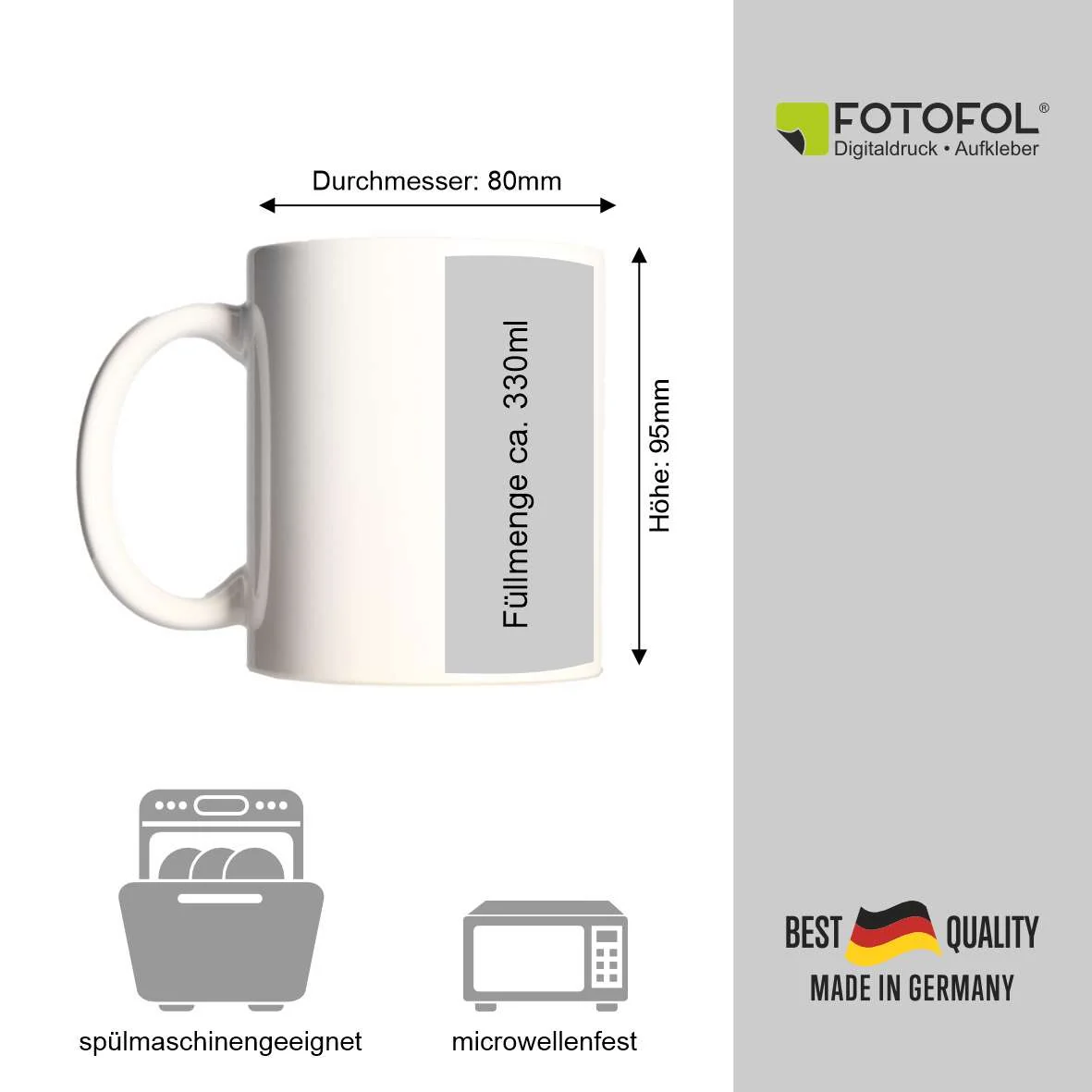 Weihnachtstasse - Personalisiert mit Wunschtext | Frohe Weihnachten – Bild 8