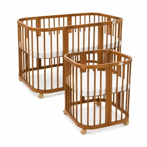 7in1 Babybett quadrat mit Matratze – mitwachsend von Geburt bis ins Kindesalter