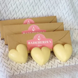 Badeherzen - Rose (3 Stk.)🍁Herbst-Angebot · 5% sparen!