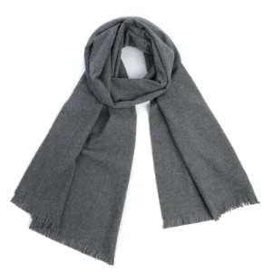 Eleganter Schal mit Kaschmir - Grau