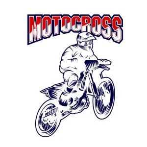 Wandtatoo Teenager-Zimmer Deko Motocross Motorrad Sport Bike