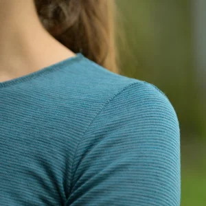 Merino-Langarm-Ringelshirt