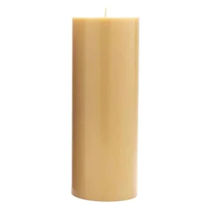 Stumpenkerze Gelb